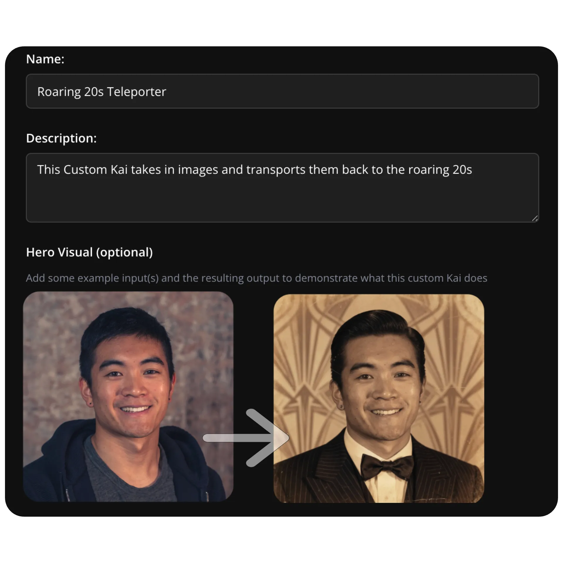 Create your own image filter — reuse it anytime