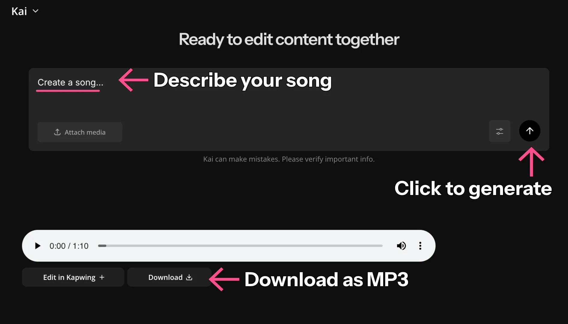 Cómo crear una canción con IA