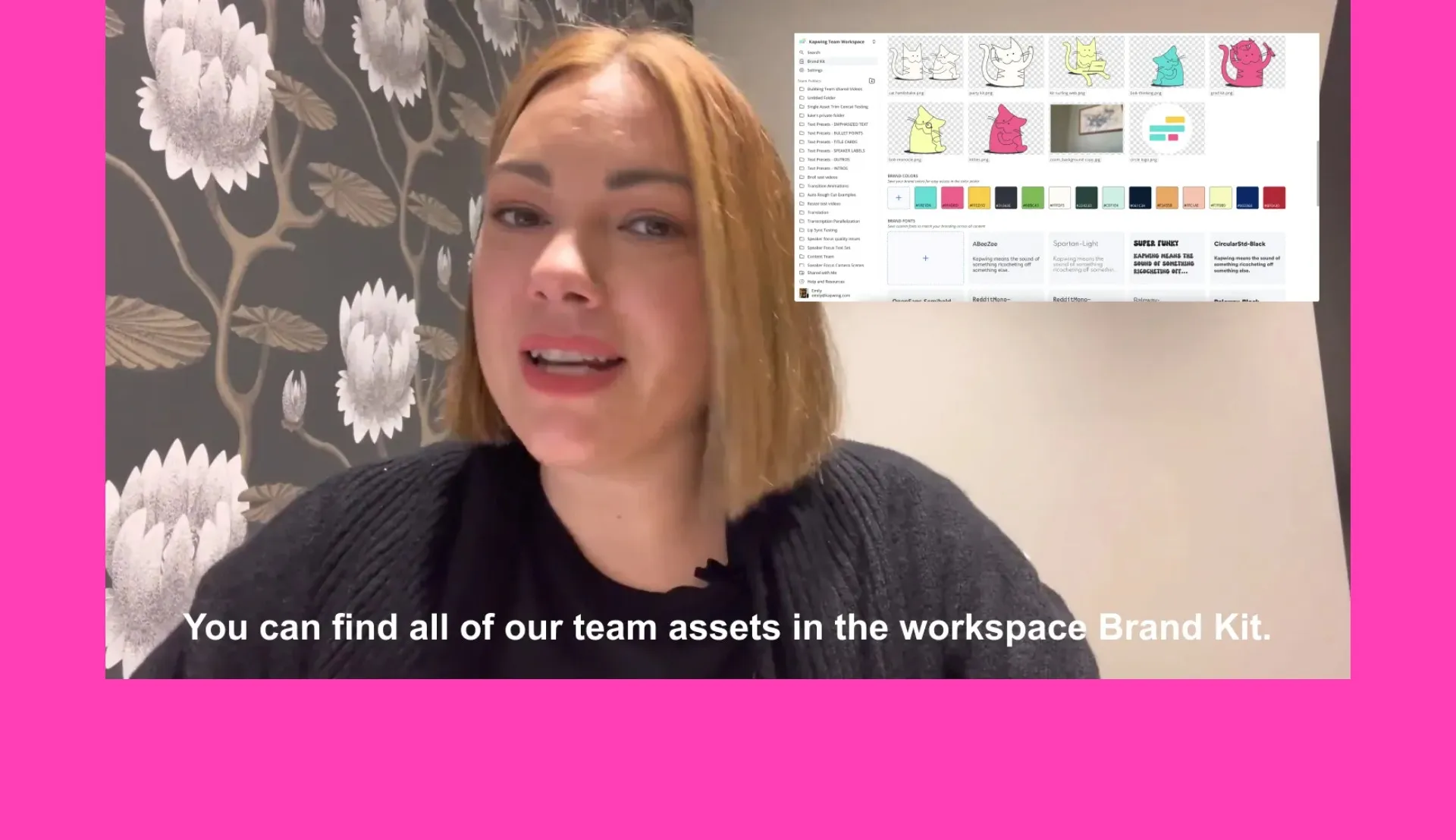 Close up of woman talking on a webcam