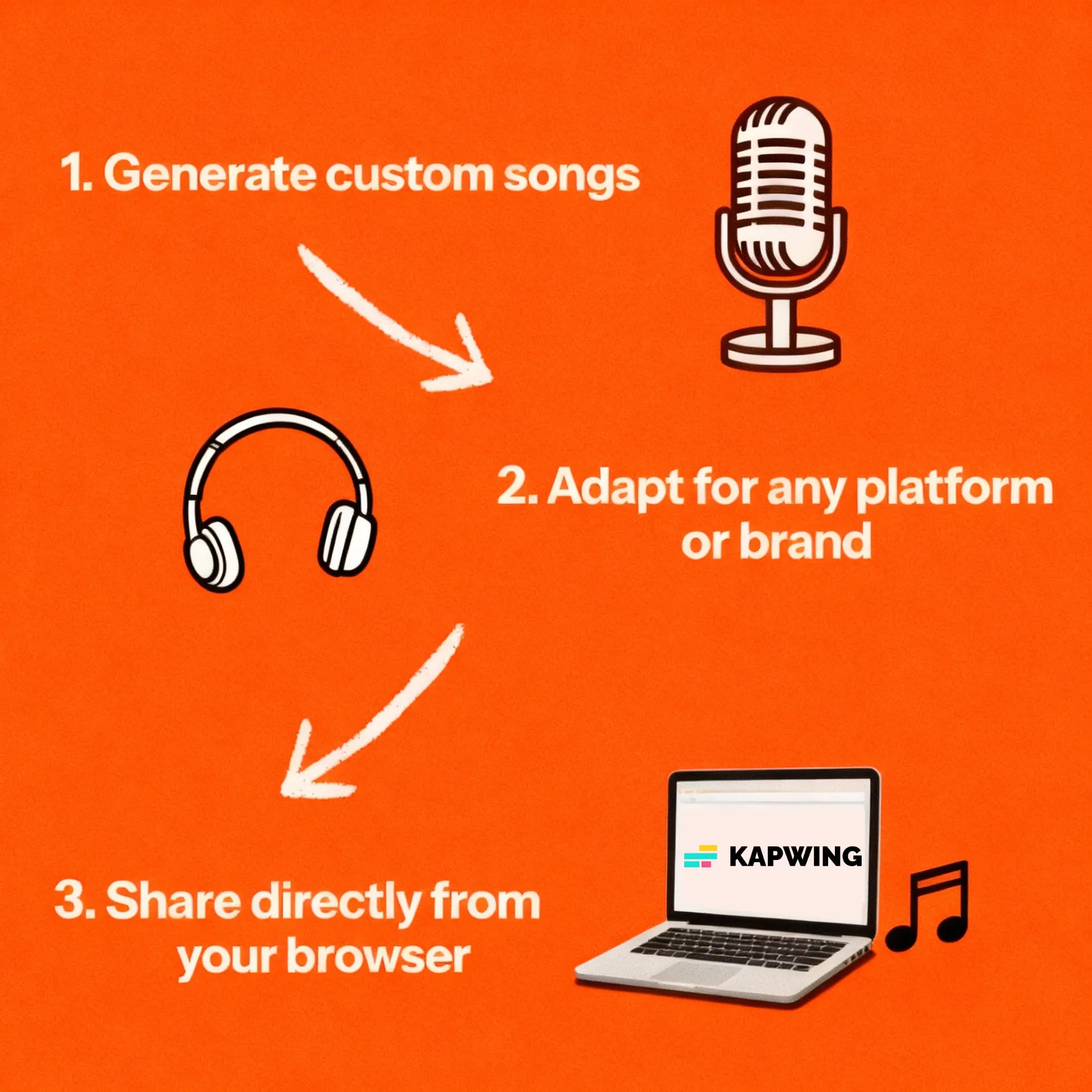 Generando y adaptando canciones con Kapwing