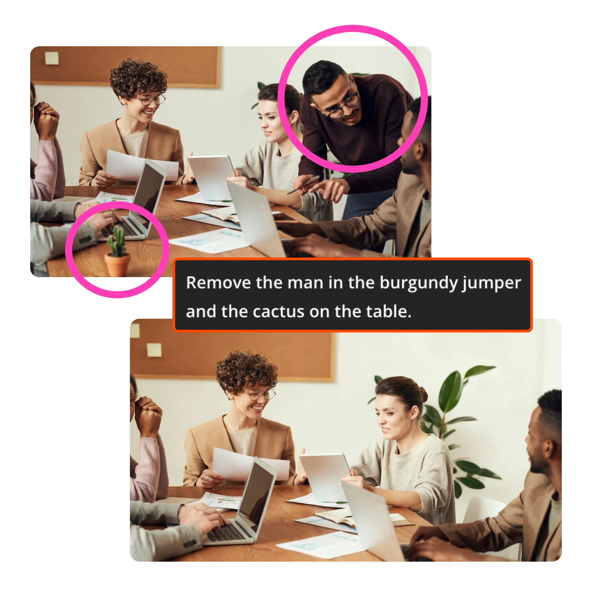 Removing people and objects with image inpainting