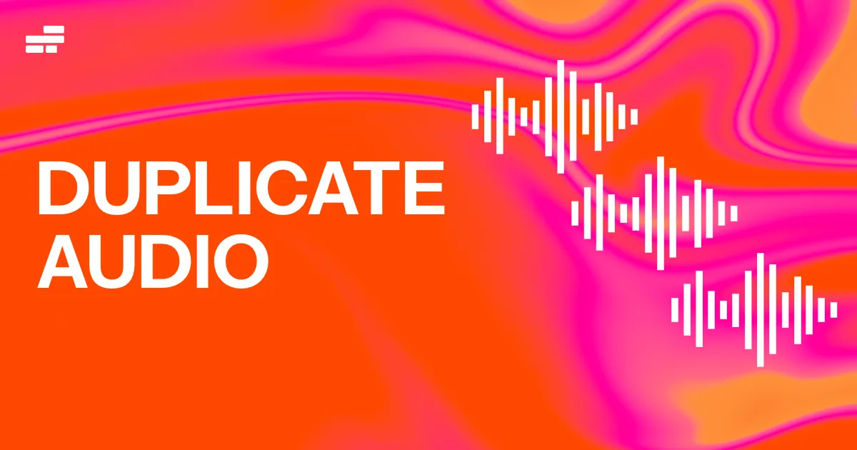 Duplicate Audio — Free Online Audio Duplicator