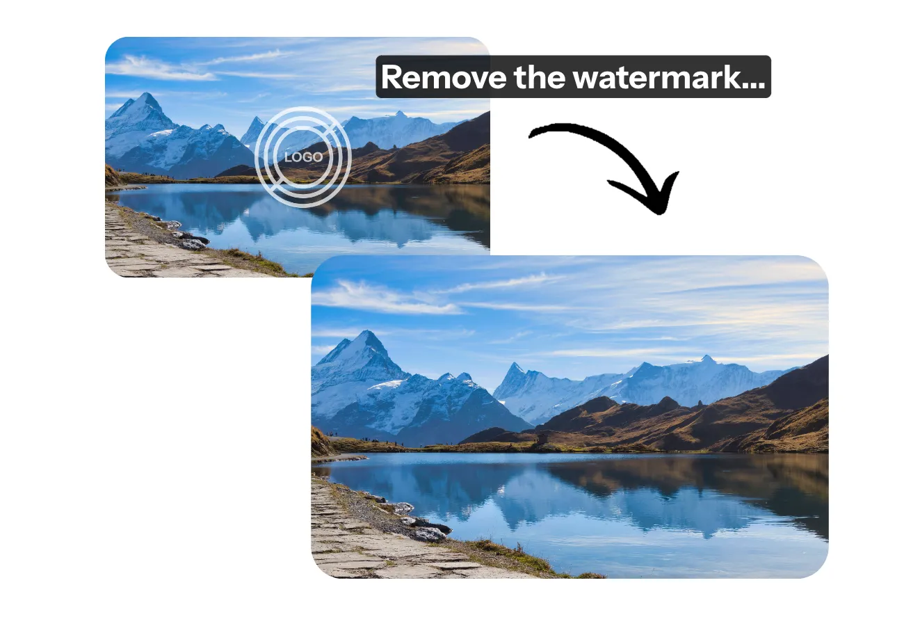 자연 이미지에서 워터마크 제거하기