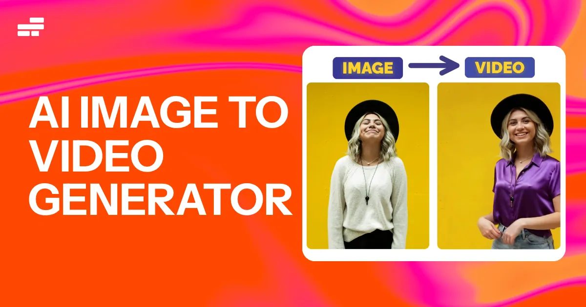 Generador De Video Con IA Desde Imagen — Animador De Fotos Gratis En Línea