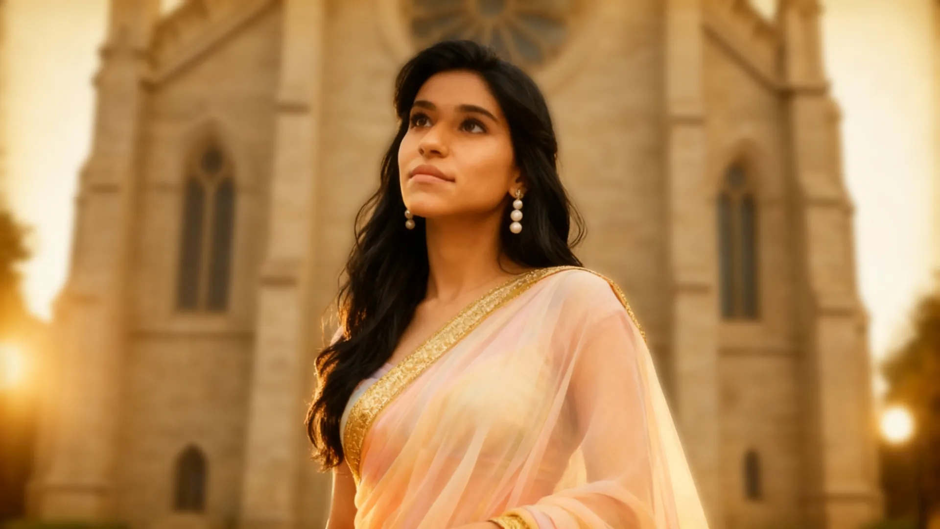 Retro Bollywood Saree