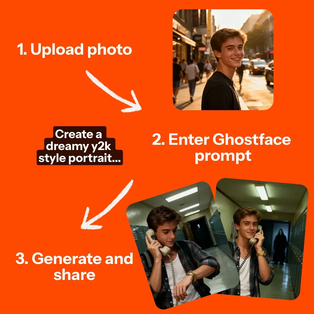 How to do the AI Ghostface Trend diagram