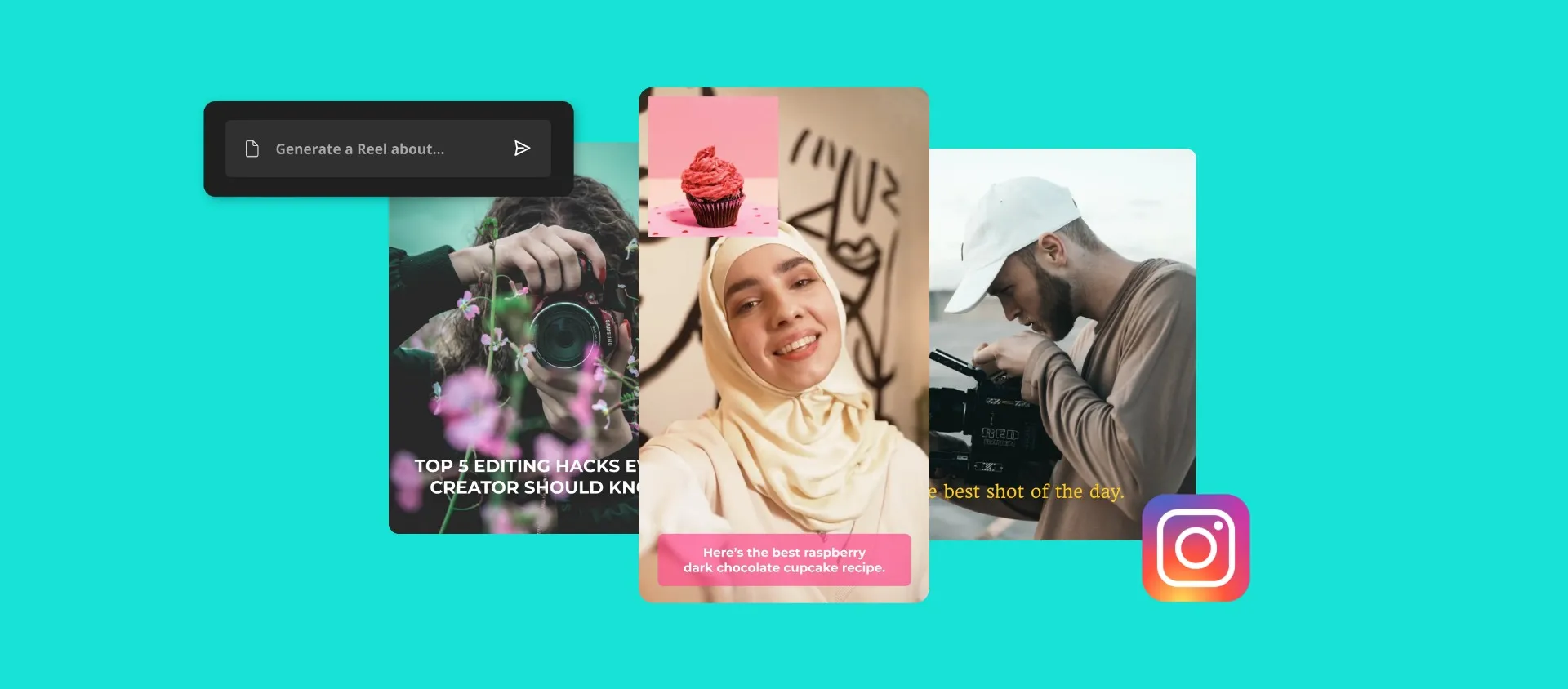 Tiga gambar media sosial yang diunggah ke Instagram