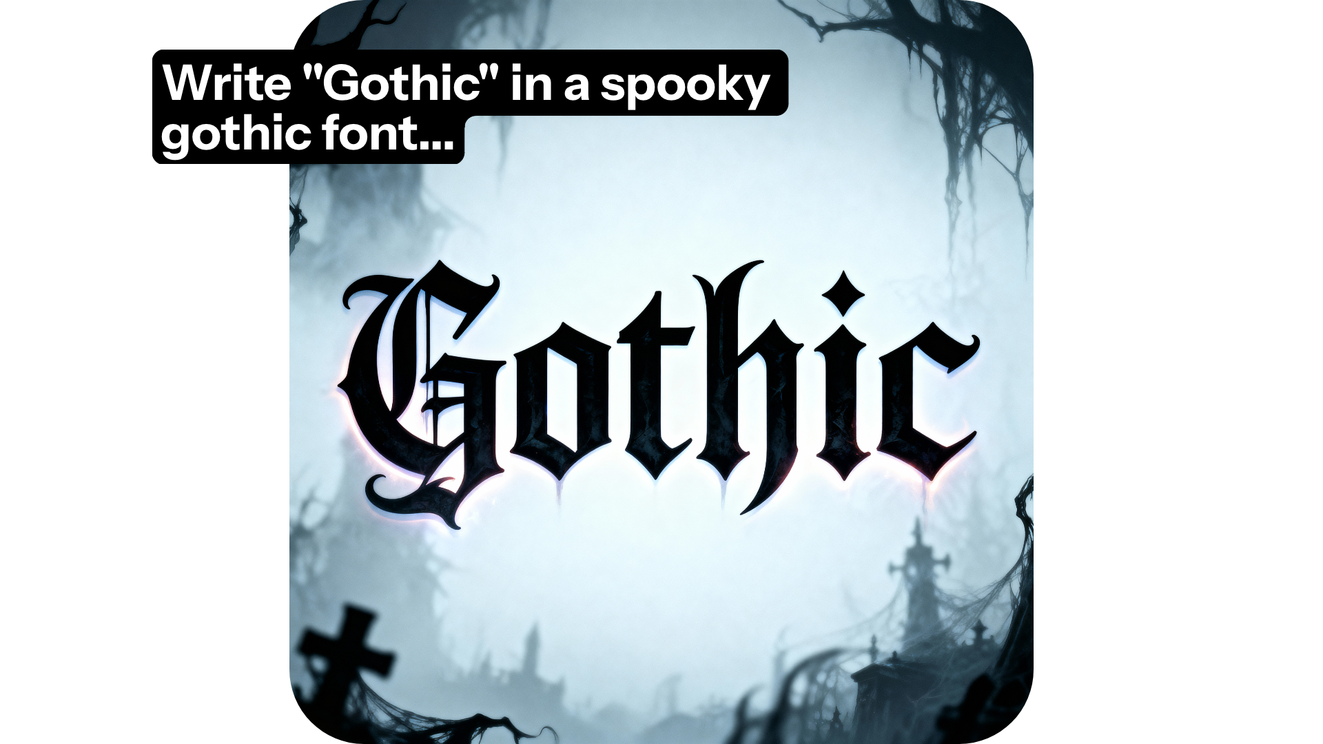 AI gothic Font Generator