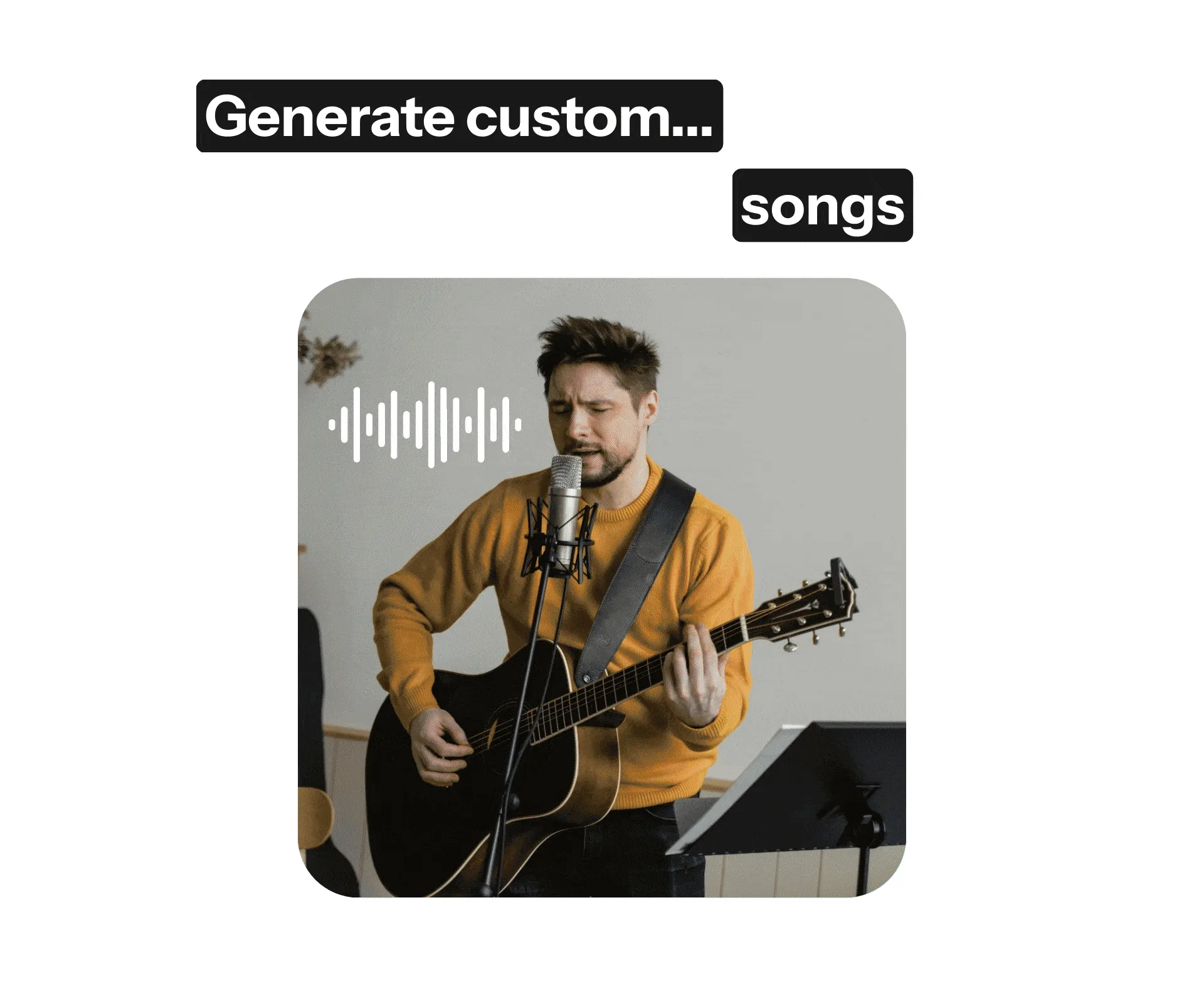 Generating AI audio with Kapwing