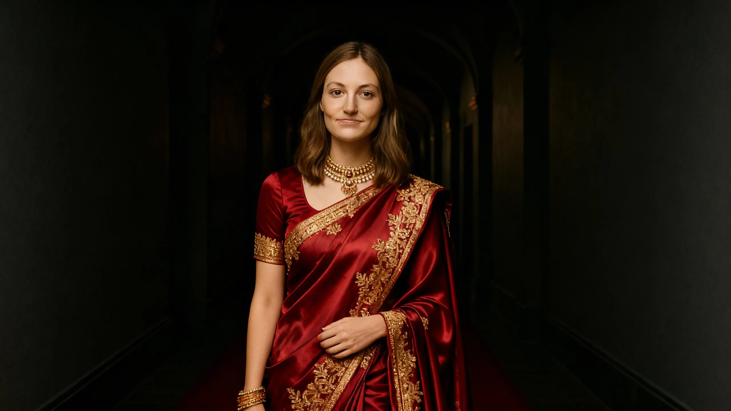 Elegant bridal Saree