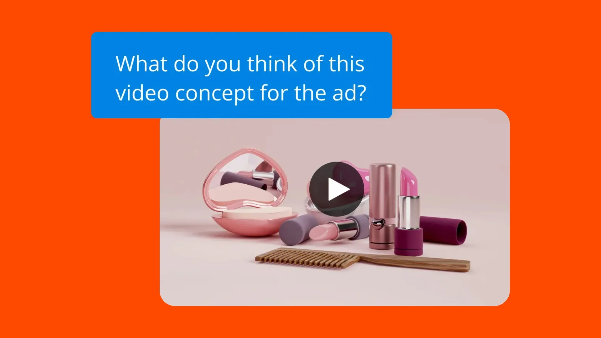 AIの画像から動画へのジェネレーターを使って作られた、商品広告の例。