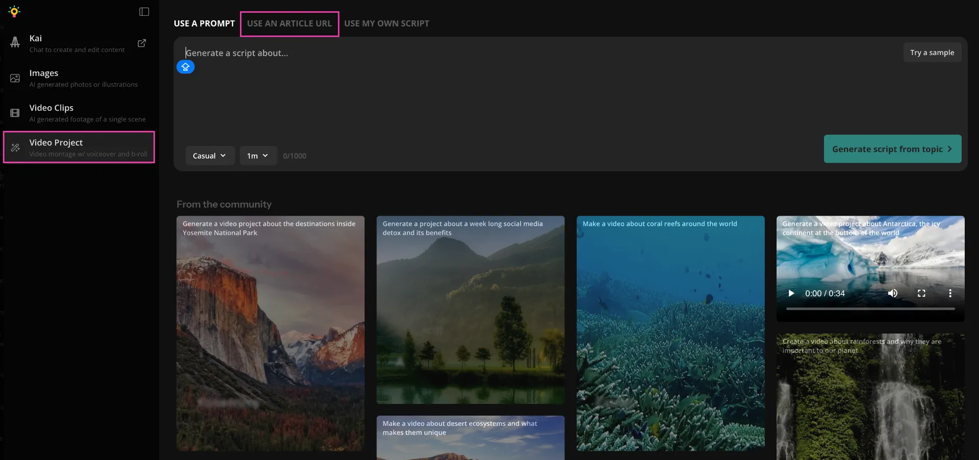 How to Turn Articles into Videos
