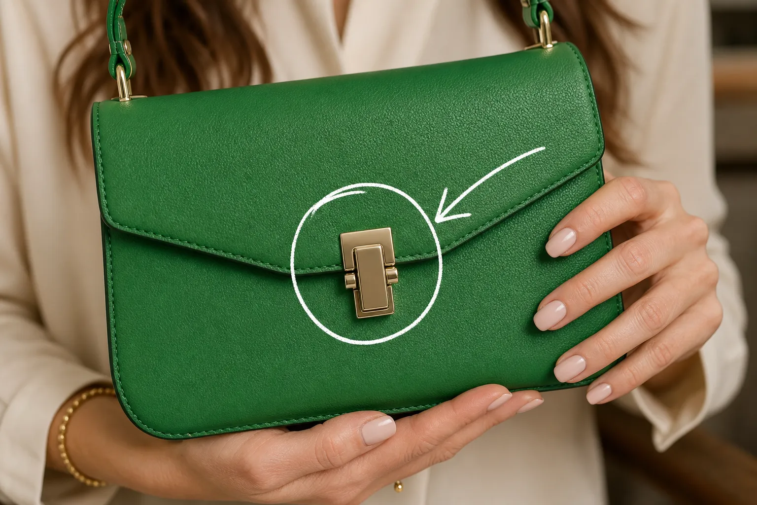 annotated image of a woman holding a handbag.png