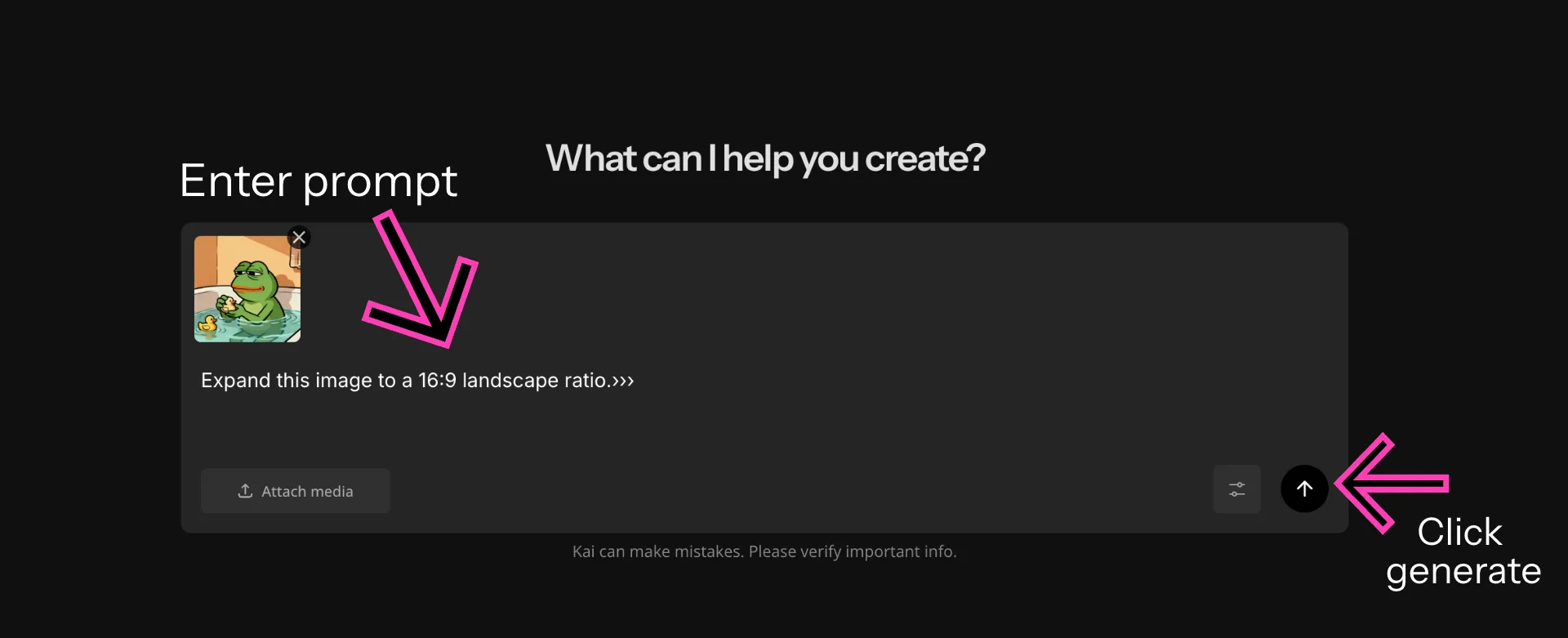 Como estender uma imagem com IA