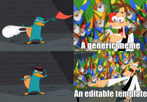 A Platypus Perry the Platypus Meme Template