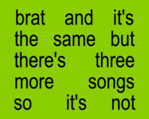 Brat Font Text Generator