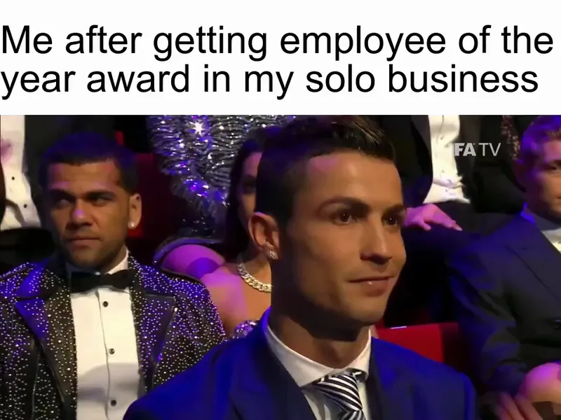 Cristiano Ronaldo Getting An Award Video Meme Template