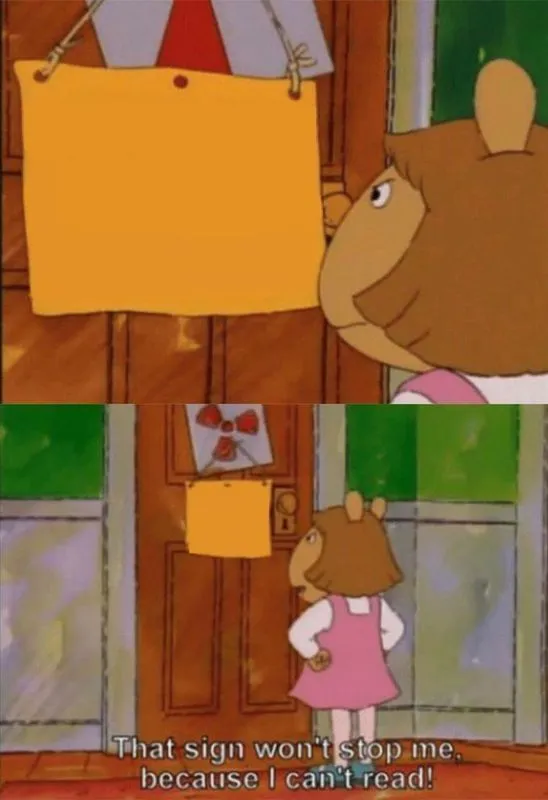 DW From Arthur Can t Read Meme Maker Kapwing DW From Arthur Can t Read Meme Maker Kapwing