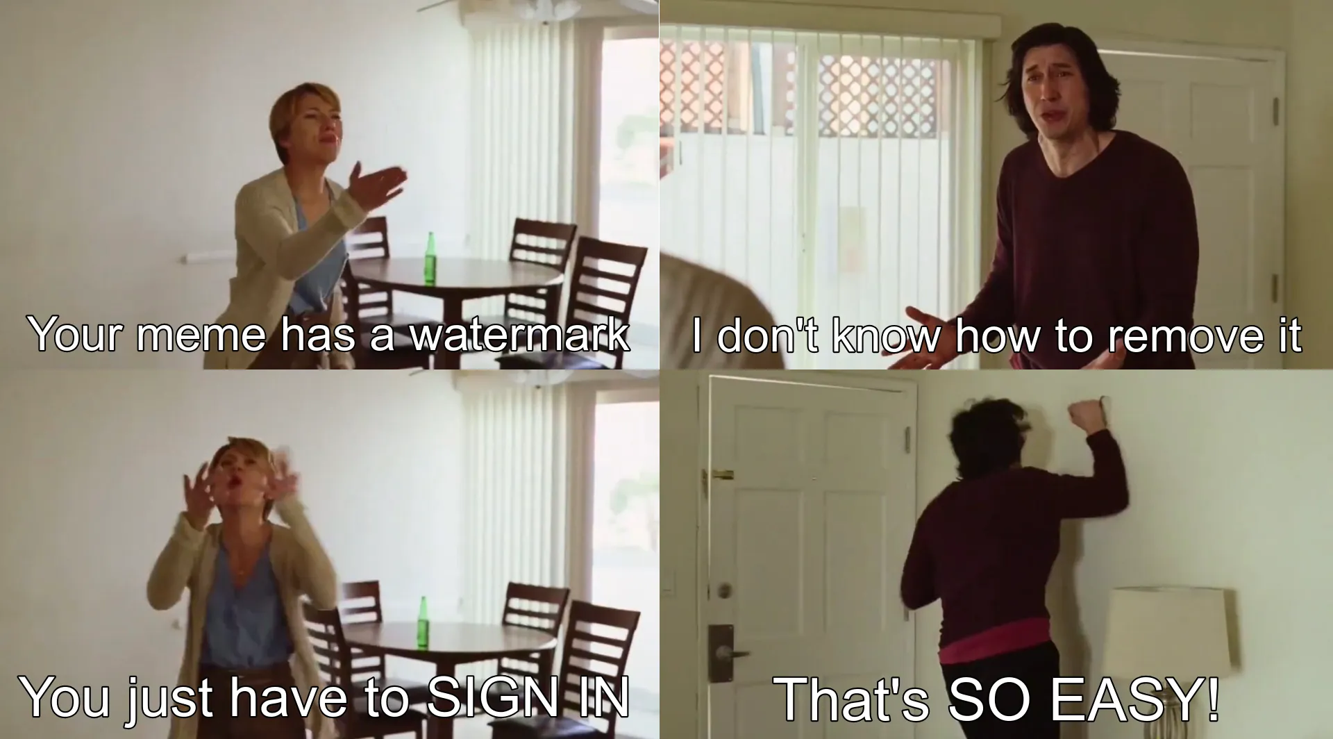 Boy Texting Girl Gets Blocked Meme Template — Kapwing