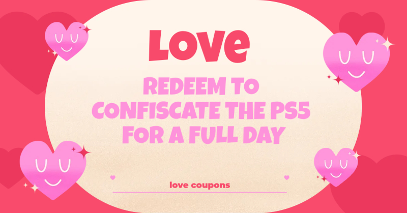 National Girlfriend Day Coupon Template