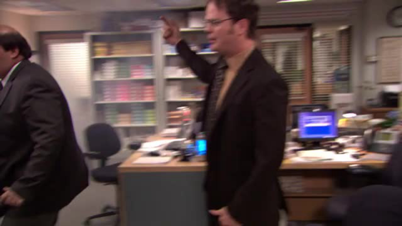 Oh My God It's Happening Fire Drill Video Meme Template (The Office ...