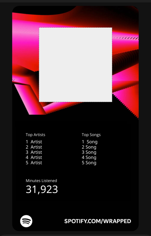 Spotify Wrapped 2024 Template