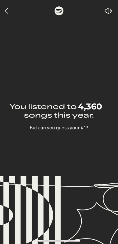 Spotify Wrapped 2025 Template Editor for 'Number of Songs Listened to'