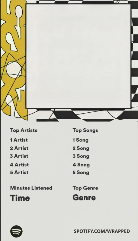 Spotify Wrapped 2025 Template with Font to Edit (Free Download)