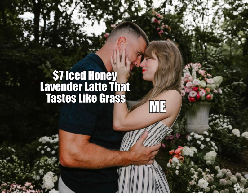 Taylor Swift & Travis Kelce Engagement Meme Template