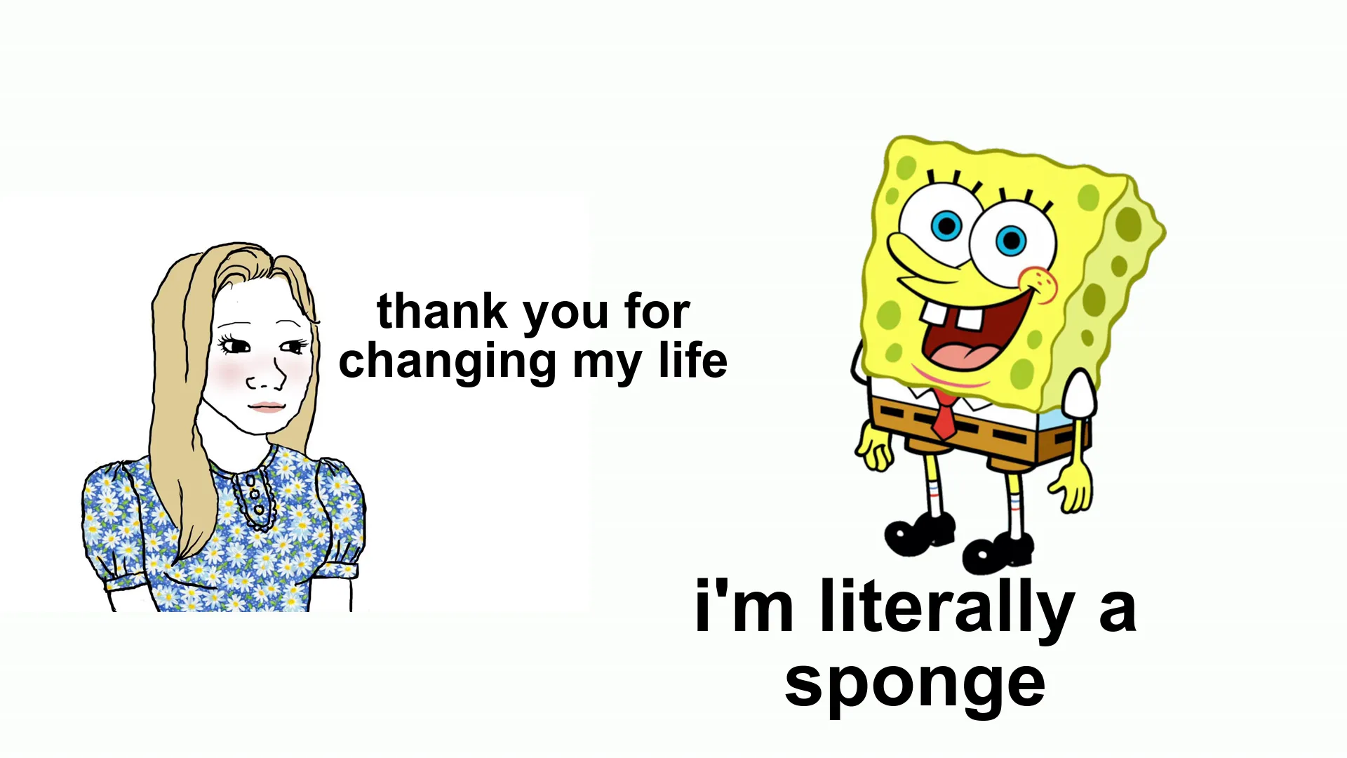 Thank You For Changing My Life Meme Template — Kapwing