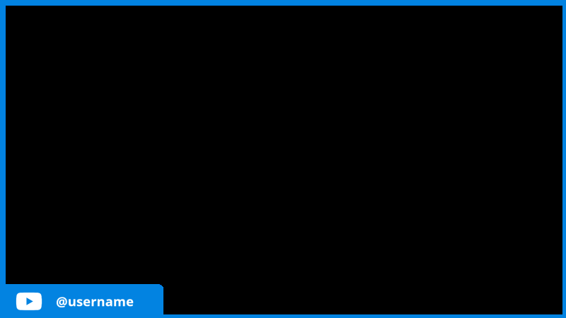 YouTube Thumbnail Border Template