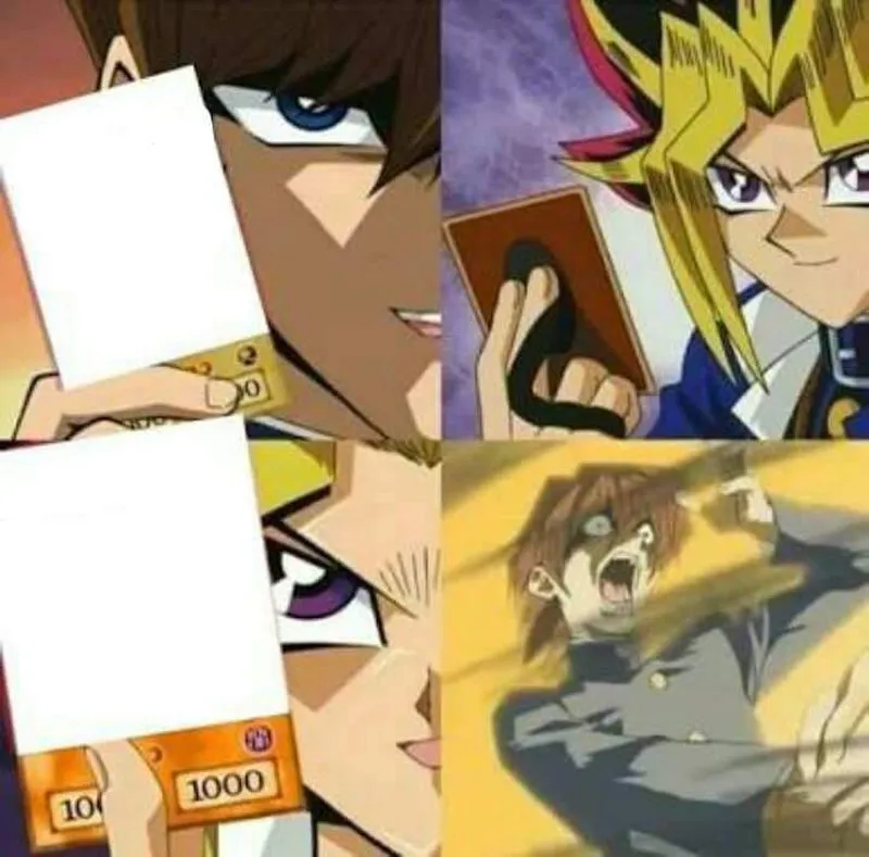 Yu Gi Oh Meme Template  Kapwing
