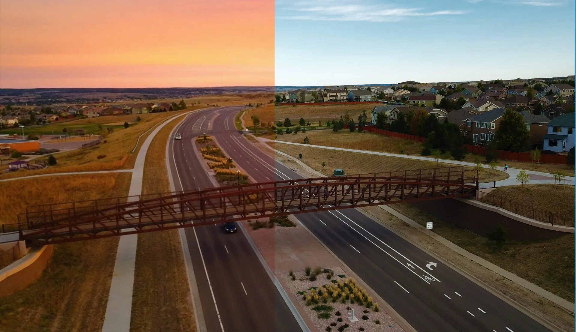 Um exemplo de uma imagem com o fundo alterado usando um editor de imagem com IA.