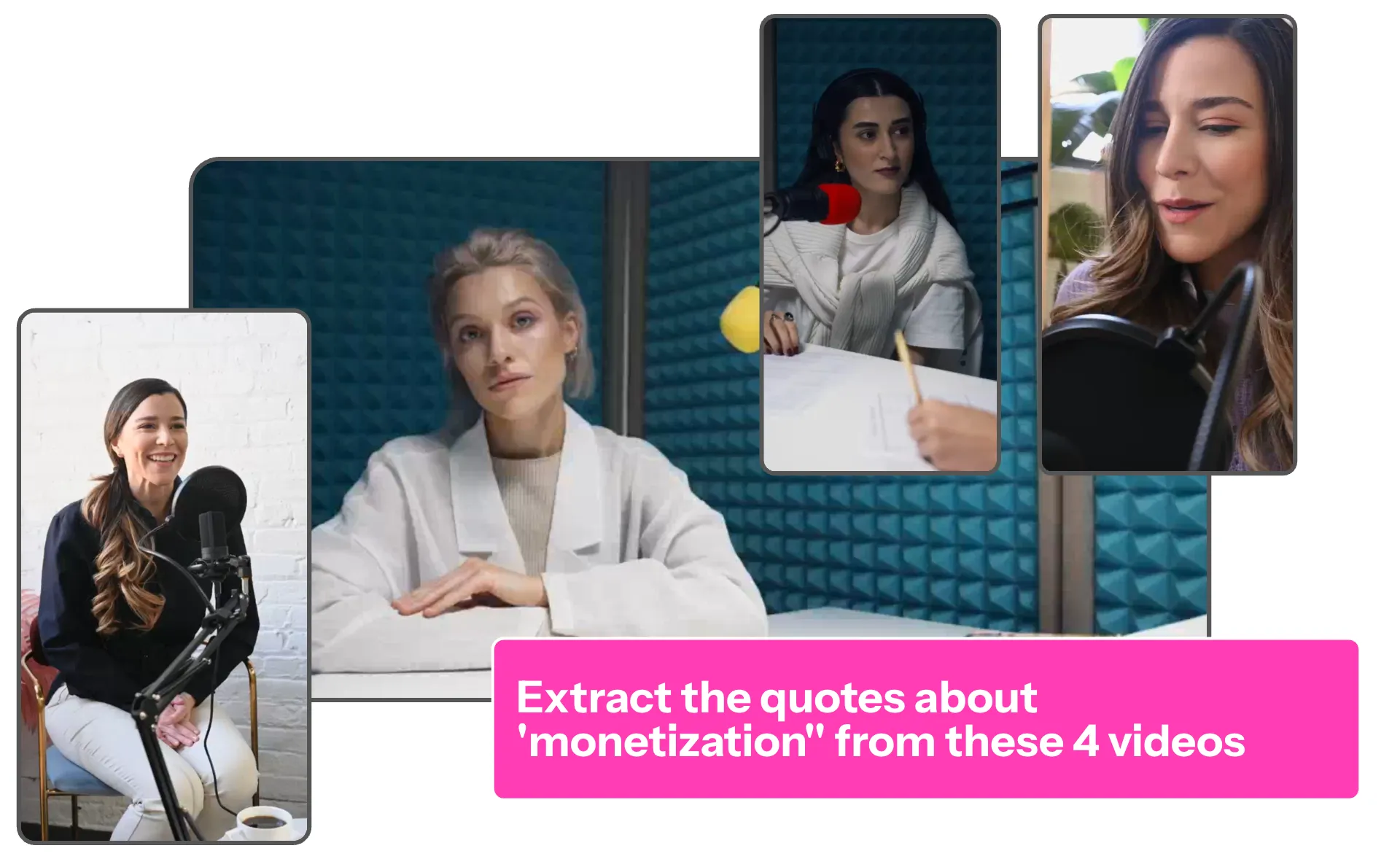 Edit multiple recordings using a single prompt